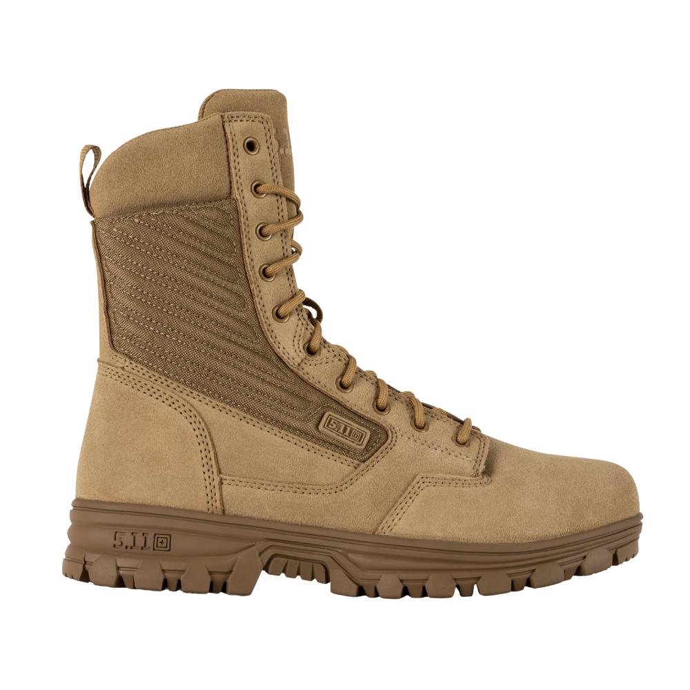 5.11 Tactical EVO 2.0 8-inch Arid Boot in Coyote, right side view