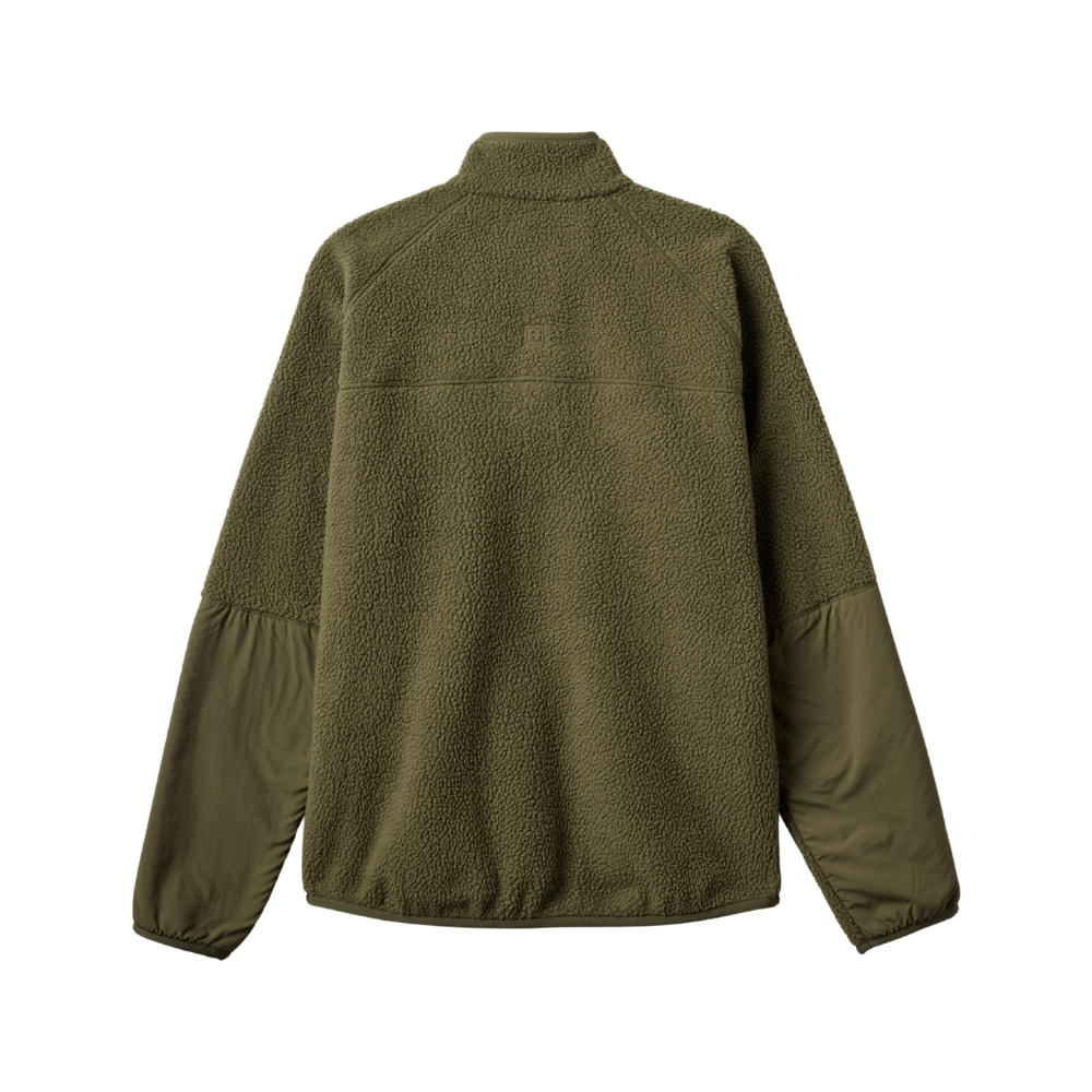5.11 Tactical HQ Tech Fleece Jacket in Field Green, back view