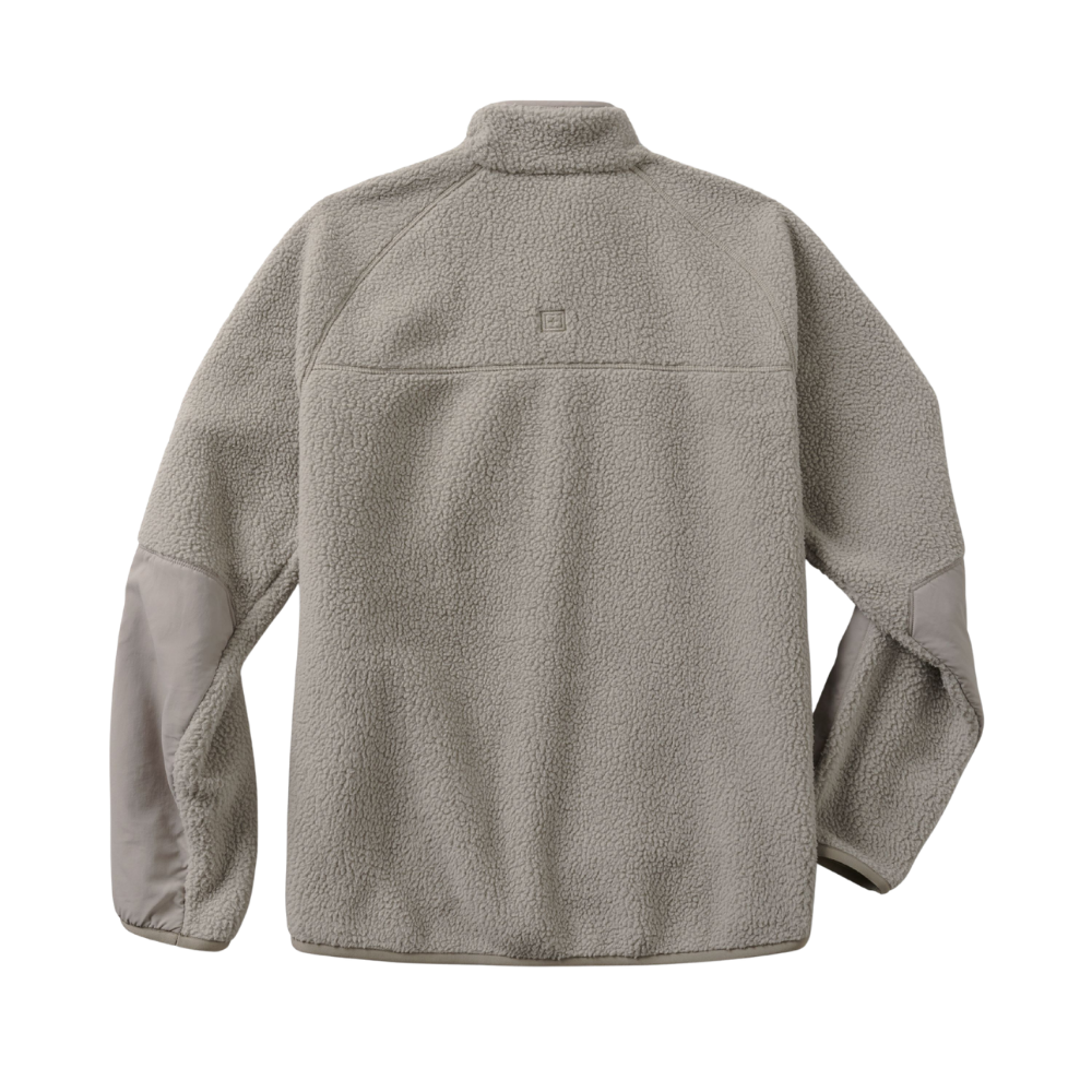 5.11 Tactical HQ Tech Fleece Jacket in Mushroom, back view