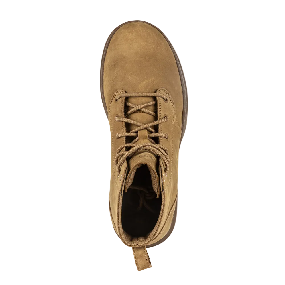 5.11 Tactical Rambler 6-inch Boot in Dark Coyote, top view