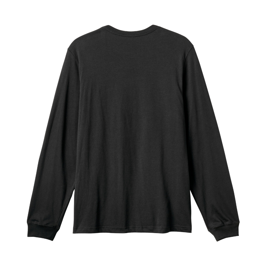 5.11 Tactical Weathered Lock Up Long Sleeve Tee in Black, back view
