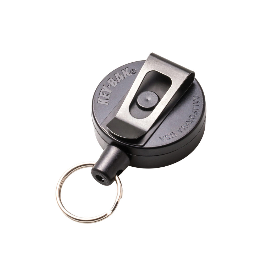 KEY-BAK - MID6 Heavy Duty Retractable Keychain | Belt Clip