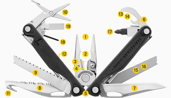 Leatherman - Charge Plus | Black & Stainless Steel