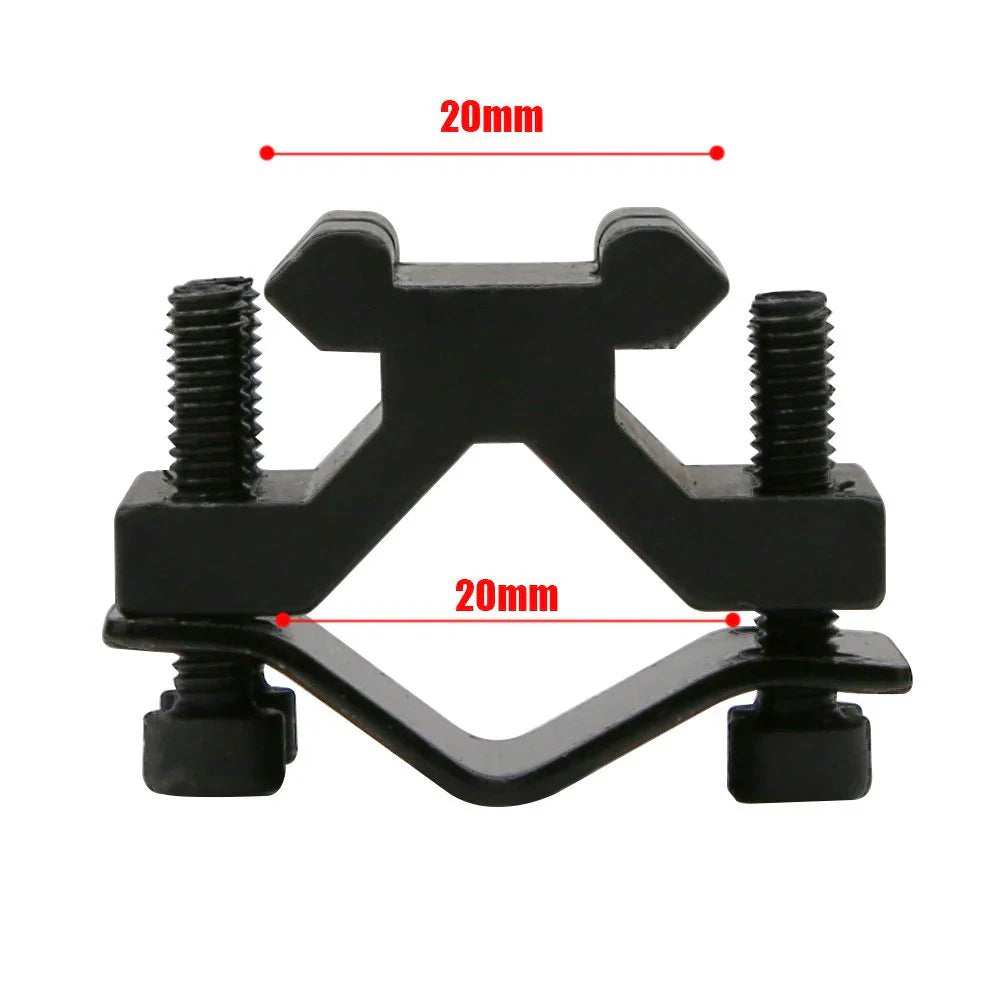 Mantis - Barrel Mount Picatinny Rail | 10-20mm Universal Single Rail Adapter