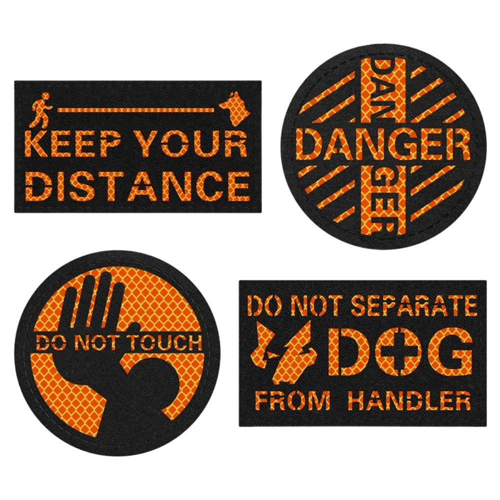 ONETIGRIS - Hi-Vis Dog Patch Set
