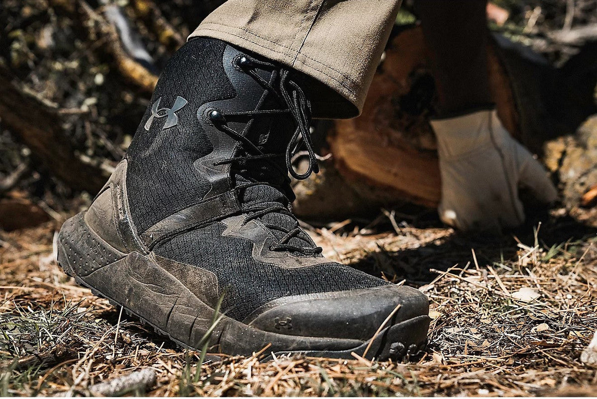 Under Armour’s Micro G Valsetz Leather Waterproof Zip Tactical Boots