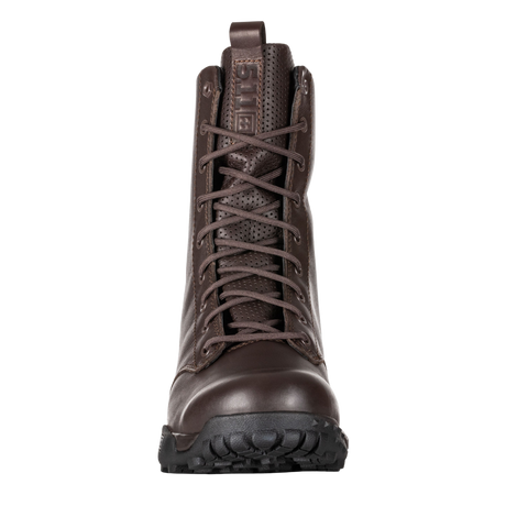 5.11 Tactical A/T HD 8-inch Boot in Black Coffee, front view