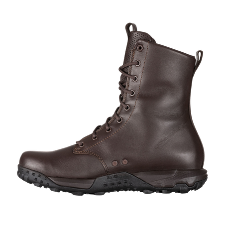 5.11 Tactical A/T HD 8-inch Boot in Black Coffee, left side view