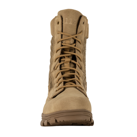 5.11 Tactical EVO 2.0 8-inch Arid Boot in Coyote, front view