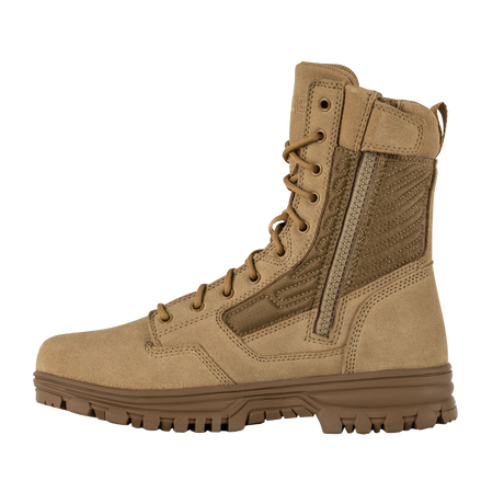 5.11 Tactical EVO 2.0 8-inch Arid Boot in Coyote, left side view