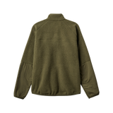 5.11 Tactical HQ Tech Fleece Jacket in Field Green, back view
