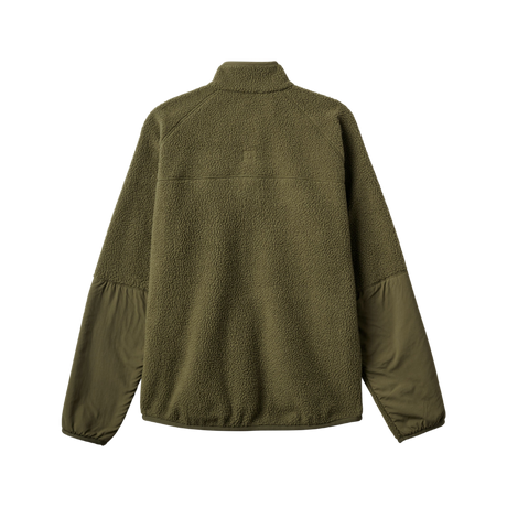 5.11 Tactical HQ Tech Fleece Jacket in Field Green, back view