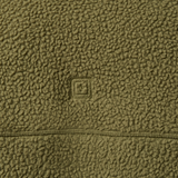Close-up of the fleece fabric texture on the 5.11 Tactical HQ Tech Fleece Jacket in Field Green