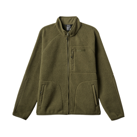 5.11 Tactical HQ Tech Fleece Jacket in Field Green, front view