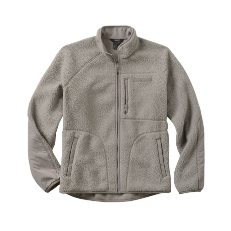 5.11 Tactical HQ Tech Fleece Jacket in Mushroom, front view