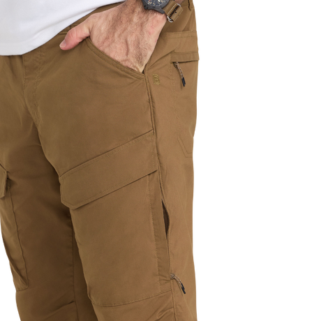 Close-up of 5.11 Tactical Meridian pant in Kangaroo