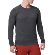 Man wearing the 5.11 Tactical PT-R Charge Long Sleeve 2.0 in Black Heather, angled front view