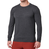 5.11 Tactical PT-R Charge Long Sleeve 2.0 in Black Heather, front view