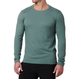 Man wearing the 5.11 Tactical PT-R Charge Long Sleeve 2.0 in Willow Green Heather, front view