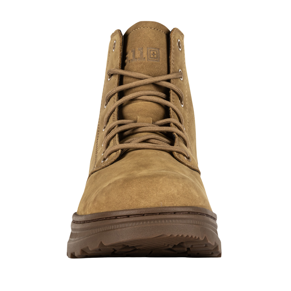 5.11 Tactical Rambler 6-inch Boot in Dark Coyote, front view