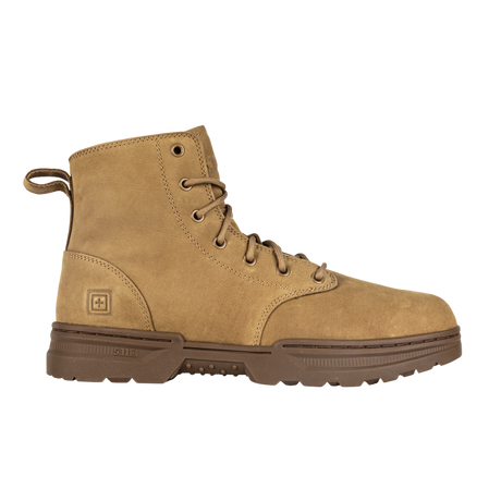 5.11 Tactical Rambler 6-inch Boot in Dark Coyote, left side view
