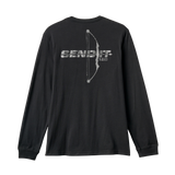 5.11 Tactical Send It Bow Long Sleeve Tee in Black, back view