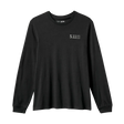 5.11 Tactical Send It Bow Long Sleeve Tee in Black, front view