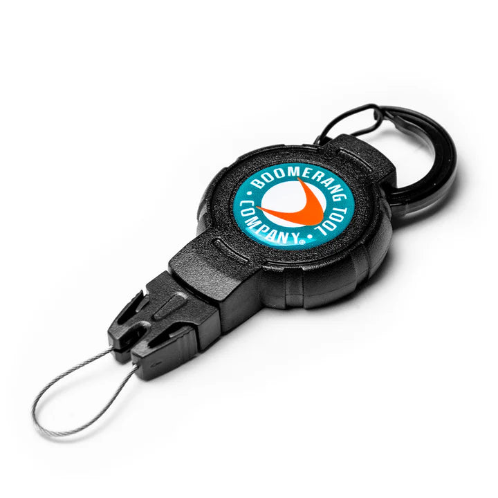 Boomerang - Universal Retractable Fishing Gear Tether with Carabiner