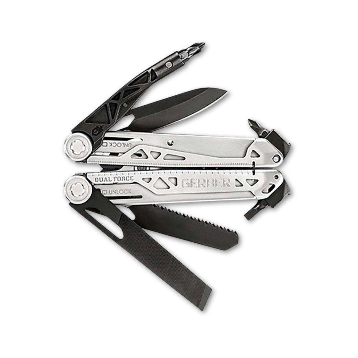 Gerber - Dual-Force Multi-Tool | Stainless/Black