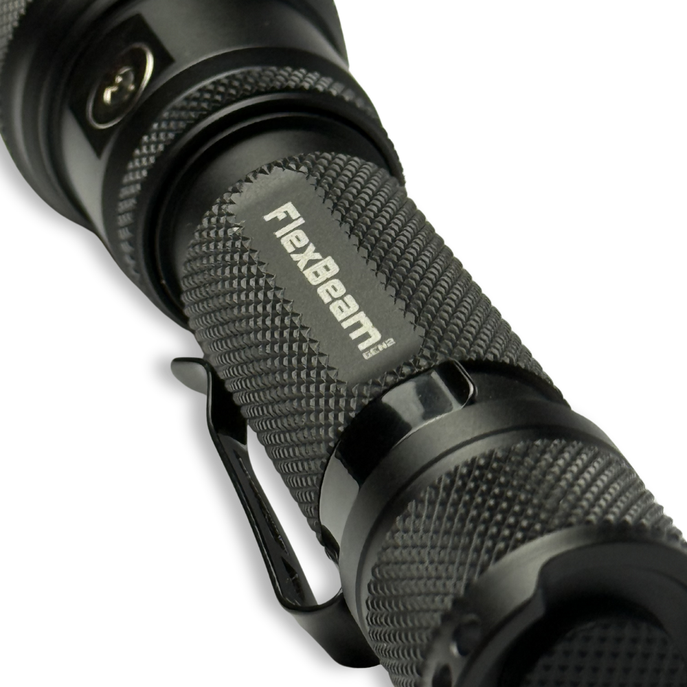 Powertac - FlexBeam GEN1  | 1200 Lumens Adjustable Beam Flashlight
