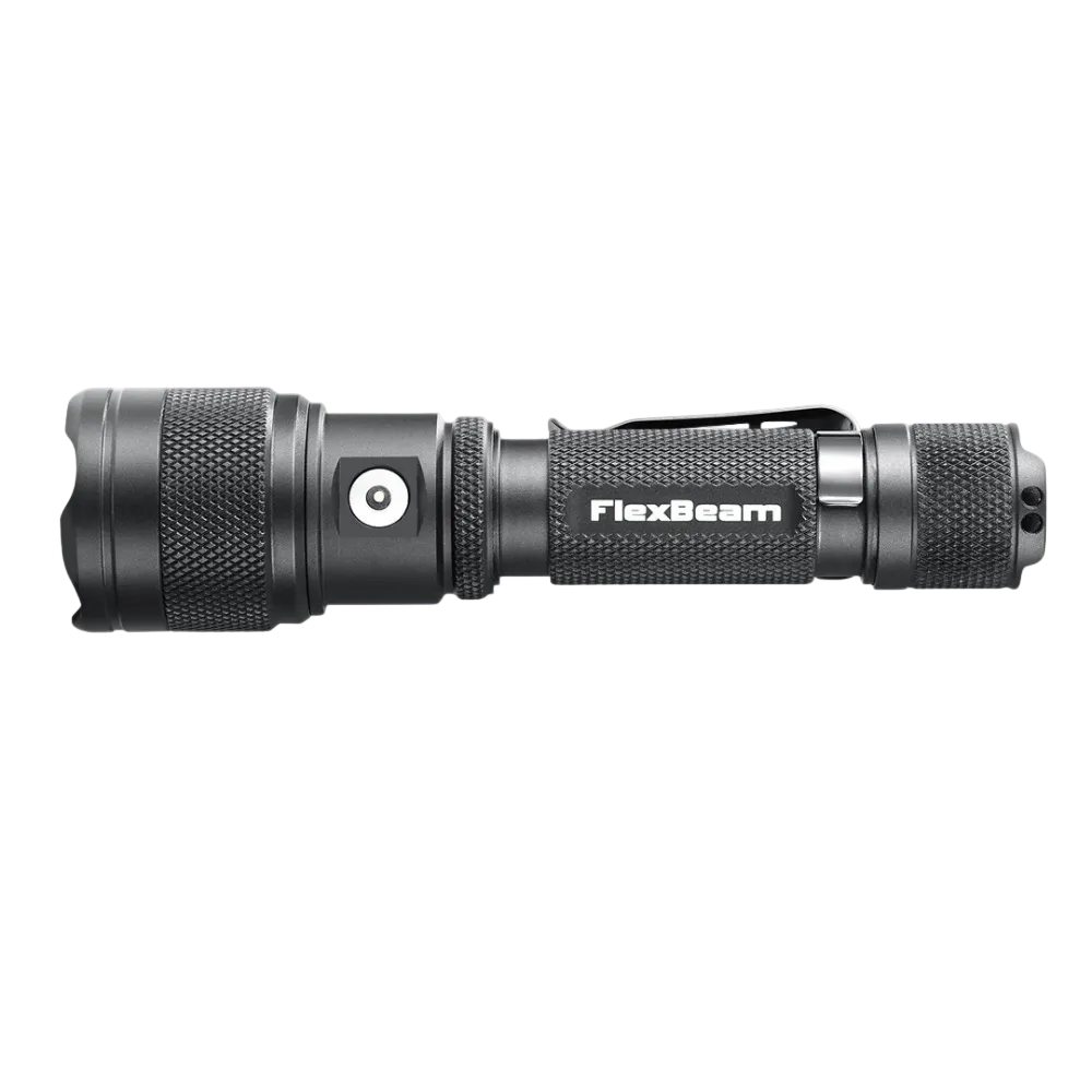 Powertac - FlexBeam GEN2  | 2000 Lumens Adjustable Beam Flashlight