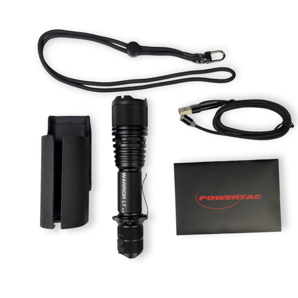 Powertac - Warrior GEN5 | 3050 Lumens Tactical Flashlight