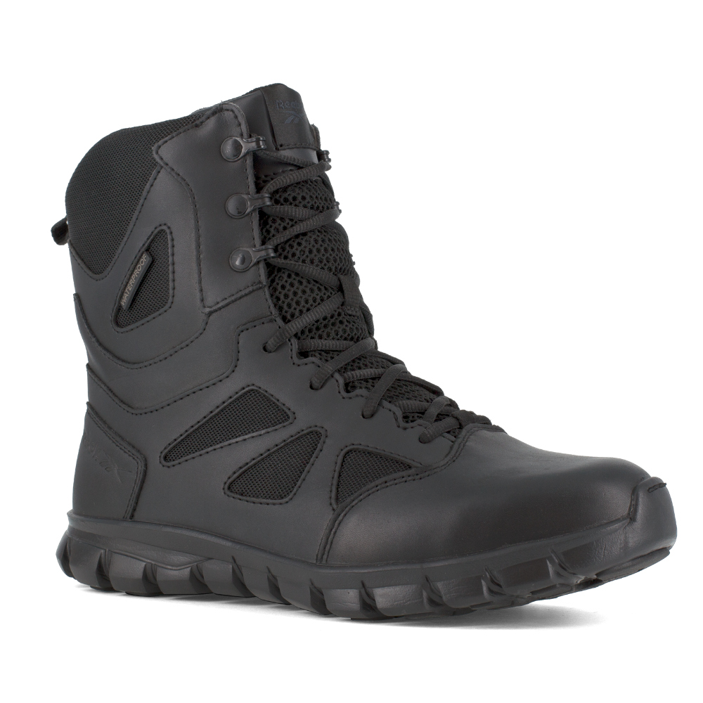 Reebok - Sublite Cushion Men's | 8" Tactical Waterproof Boot with Side Zipper