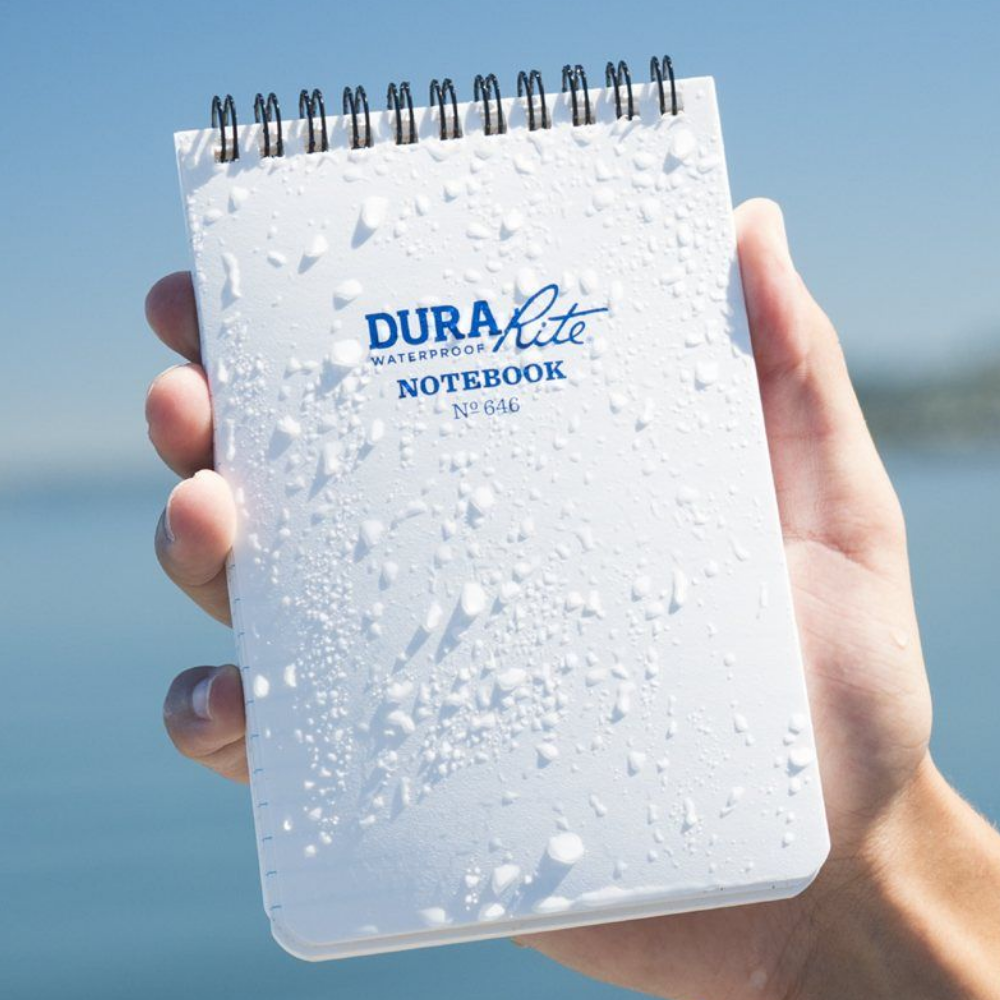 Rite in the Rain - Top Spiral Durarite Notebook Universal | White