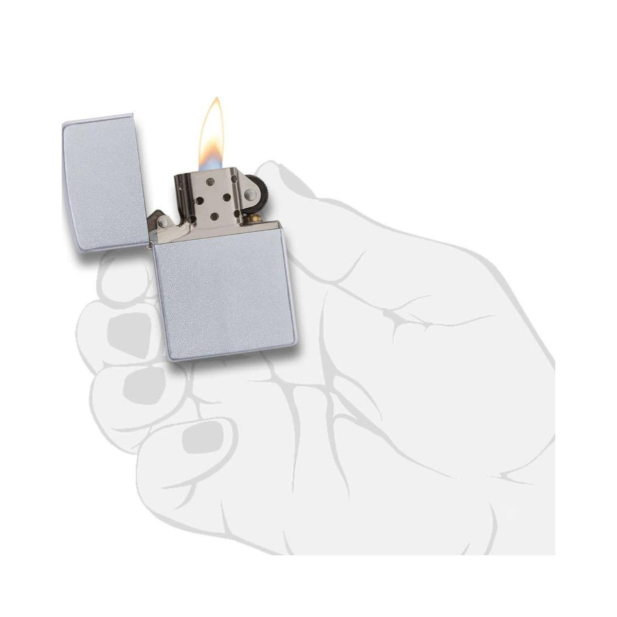 Zippo - 205 Classic Satin Chrome