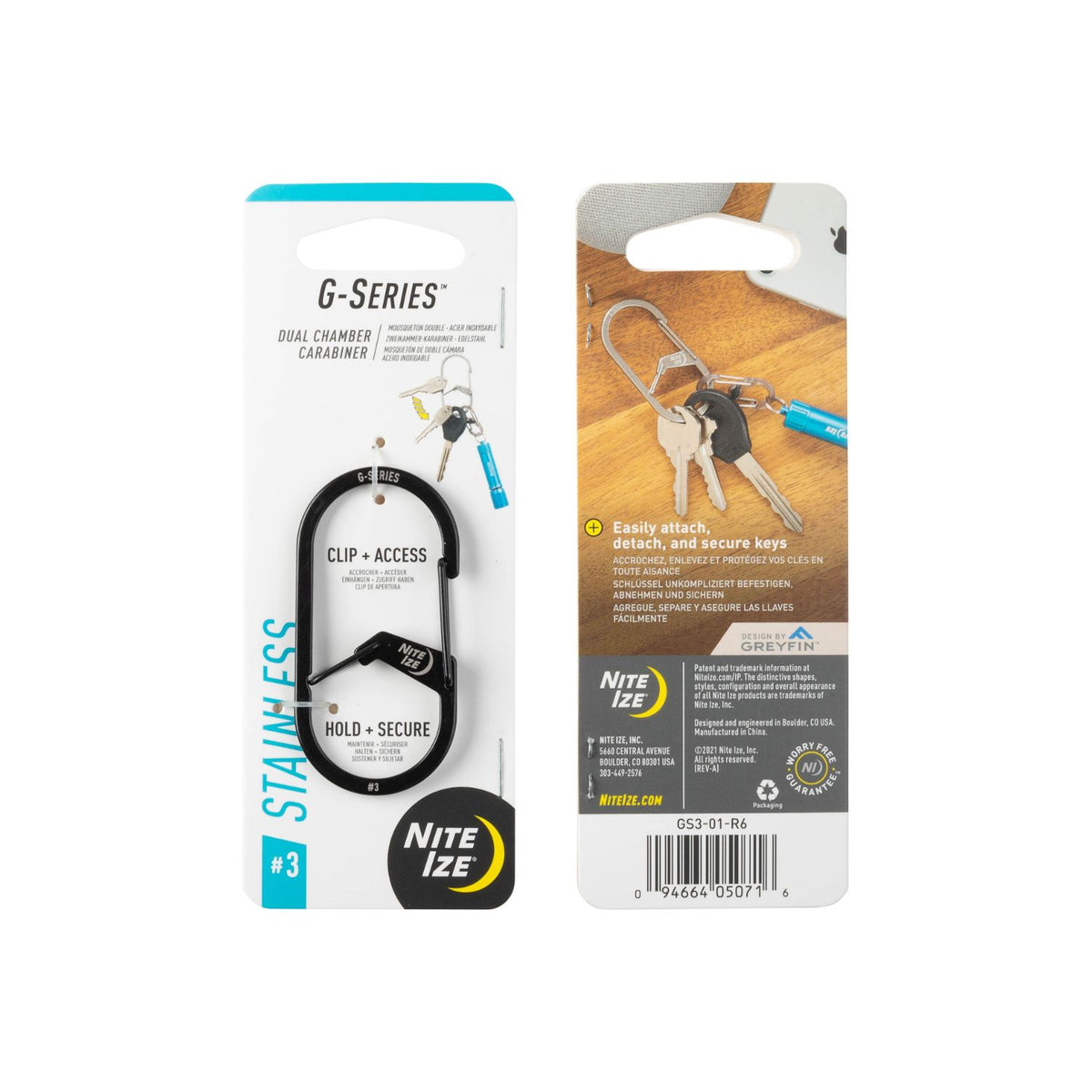 Nite Ize - G-Series Dual Chamber Carabiner
