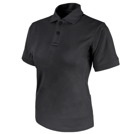 Condor Womens Performance Tactical Polo-Short Sleeves-Condor Outdoor-Black-Small-TacSource