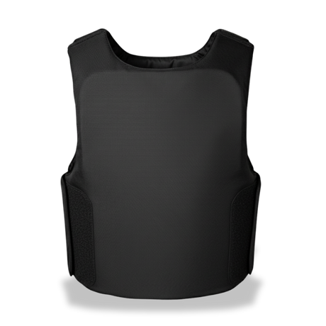 EnGarde PUMA anti-stab vest in black, back view