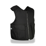 EnGarde PUMA anti-stab vest in black, left side view