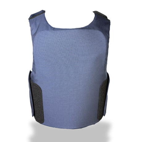 EnGarde PUMA anti-stab vest in navy blue, back view