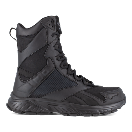 Reebok Hyperium Tactical men's 8-inch trail running tactical boot, side view of the outer side
