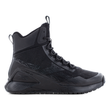 Reebok Nano X1 Adventure 6 tactical side zip boot in black, side view of the outer side